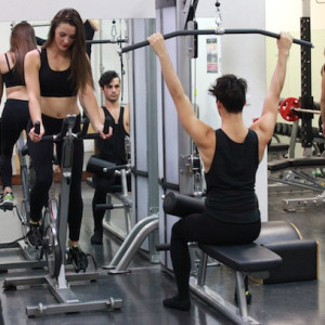 Students at Patrick Studios in Melbourne working out.